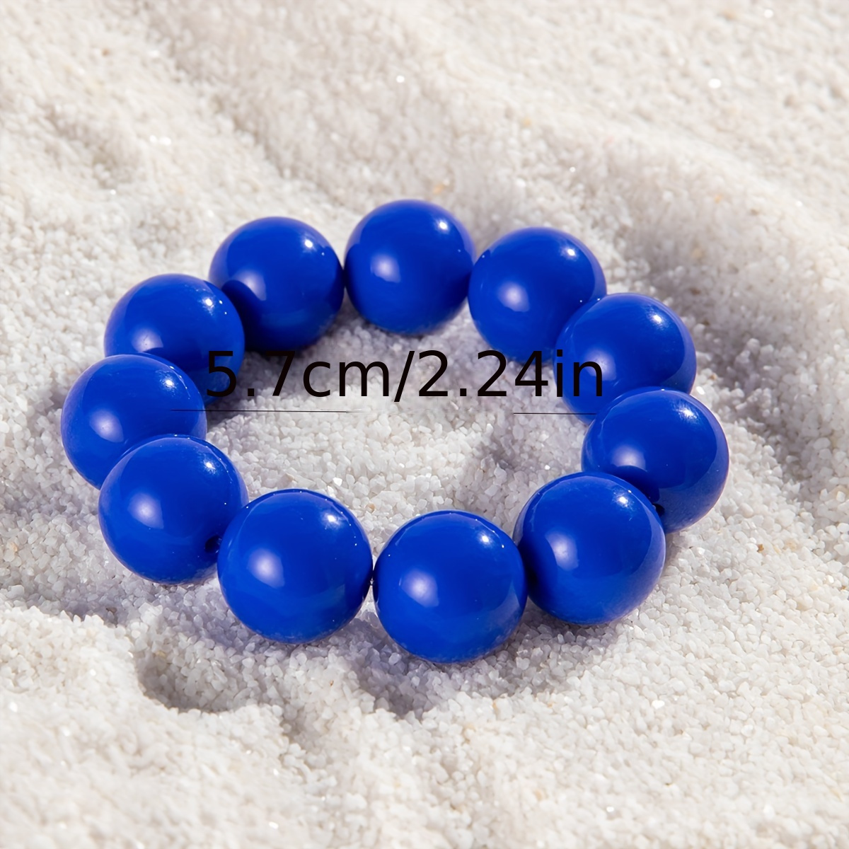 Boho Resin Beaded Bracelet for Everyday Wear & Parties
